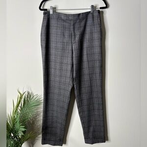 Reiss Men’s Boris Slim Fit Wool Plaid Trouser Pants